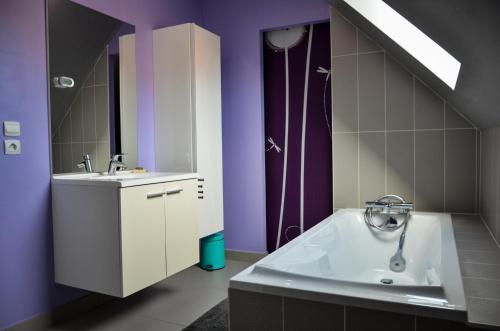 Ванная комната в Gîtes Spa Strasbourg - La Villa 14