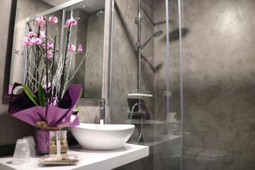 Kylpyhuone majoituspaikassa Hotel Malecon