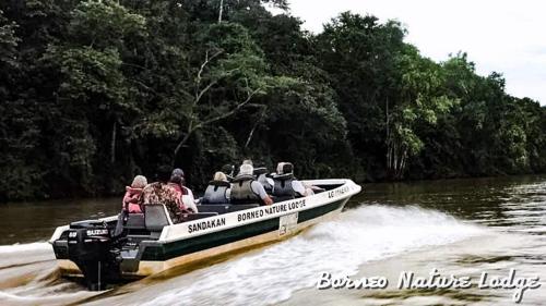 Landskap semula jadi dekat dengan lodge