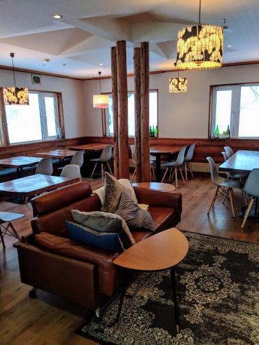 Χώρος καθιστικού στο Raicho Lodge Madarao