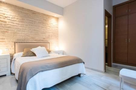 Posteľ alebo postele v izbe v ubytovaní Apartment Villegas