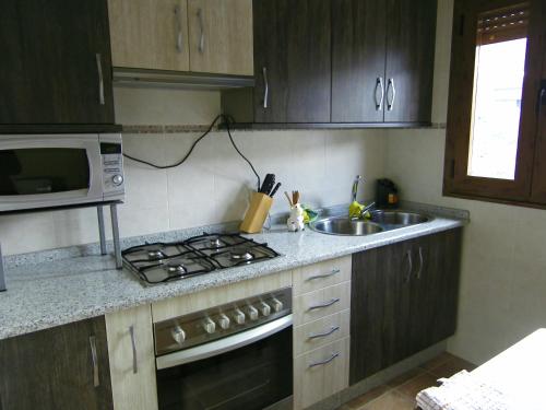 A kitchen or kitchenette at Casa Rural El Corralico