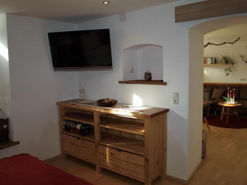 TV/Unterhaltungsangebot in der Unterkunft Ferienwohnung Alpenblick