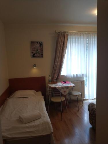 Postel nebo postele na pokoji v ubytování Hotel Górsko