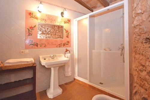 Um banheiro em Villa Alba