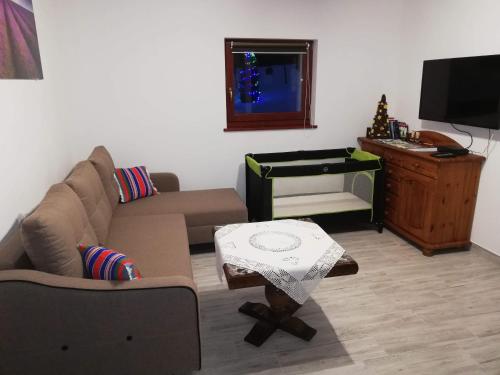 Posedenie v ubytovaní Apartament Fenowe Wzgórze