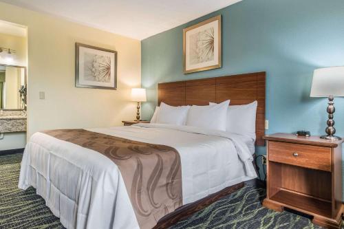 Llit o llits en una habitació de Quality Inn Bellevue