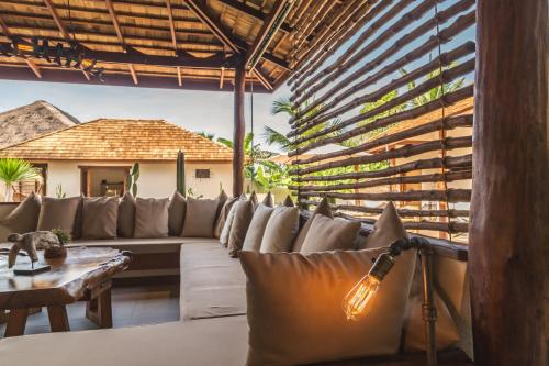 Χώρος καθιστικού στο Baan Ya Kha exclusive Villa 5 bedrooms