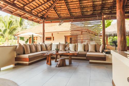 Χώρος καθιστικού στο Baan Ya Kha exclusive Villa 5 bedrooms