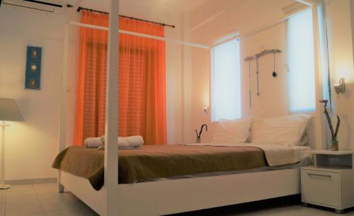 Katil atau katil-katil dalam bilik di Poseidon Seaview Studios