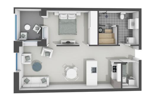 a floor plan of a house at Luminary 21 in Tampere