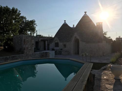 Bazén v ubytování I trulli di Ginevra nebo v jeho okolí