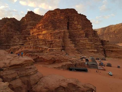 Paisaje cerca de este camping