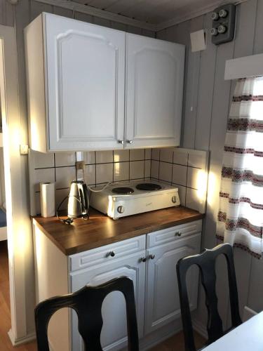 Dapur atau dapur kecil di Haglebu Turistheim