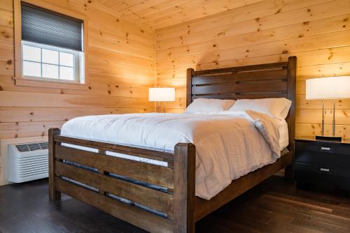 Posteľ alebo postele v izbe v ubytovaní Single Island Shores