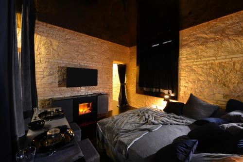 Postel nebo postele na pokoji v ubytování Trifon D'oro suite - Piazza Navona
