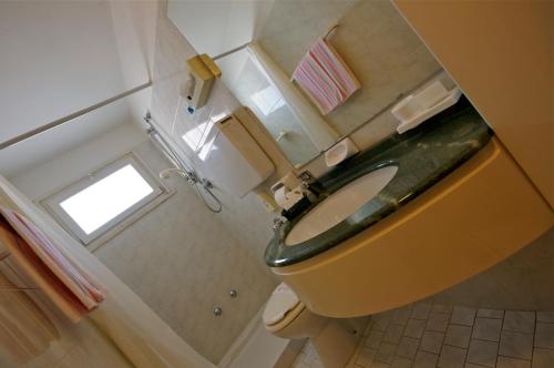 Ванная комната в Hotel Victory