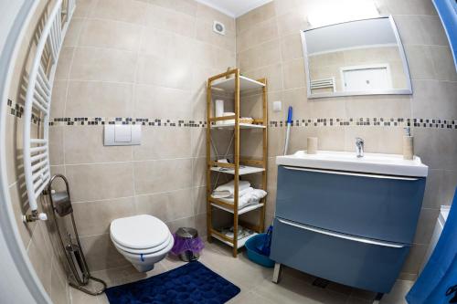 Koupelna v ubytování Blue SKY Resort Colina Marei