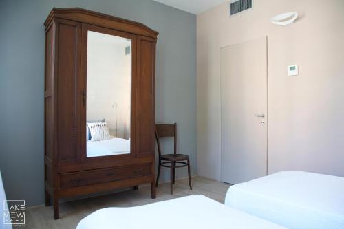 Ένα ή περισσότερα κρεβάτια σε δωμάτιο στο Luxury Lake View Apartments