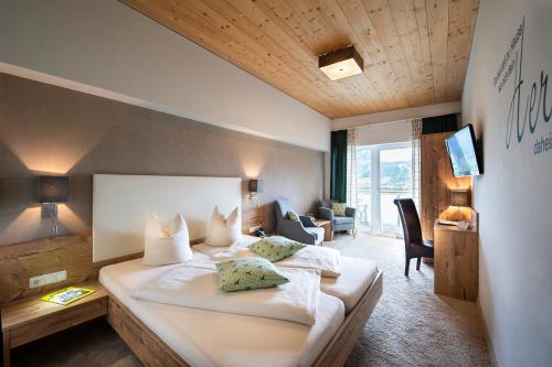 Voodi või voodid majutusasutuse Hotel Hubertushof toas