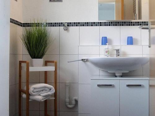 Koupelna v ubytování Ferienwohnung Umkirch