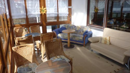Χώρος καθιστικού στο Pension Brix