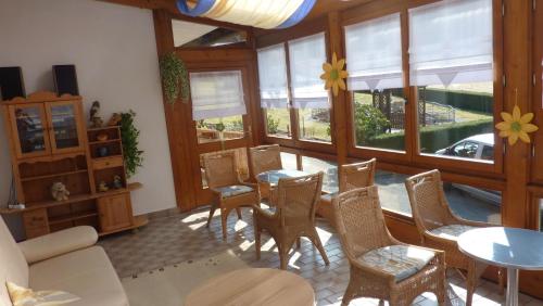 Χώρος καθιστικού στο Pension Brix