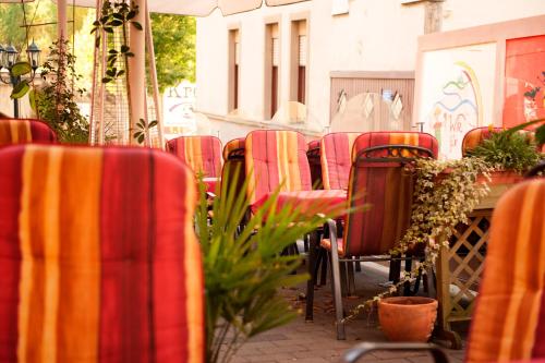 Ruang duduk di Neubert`s Gasthaus am Rhein