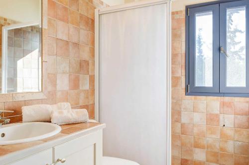 Ένα μπάνιο στο Villa Diamandi