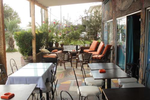 Χώρος καθιστικού στο Hostel Ibirapita