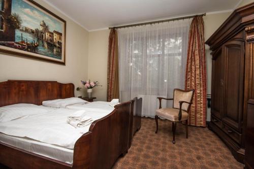 Voodi või voodid majutusasutuse Gaja toas