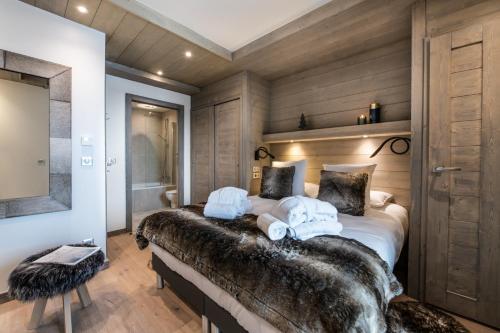 Katil atau katil-katil dalam bilik di Yellowstone Lodge by Alpine Resorts