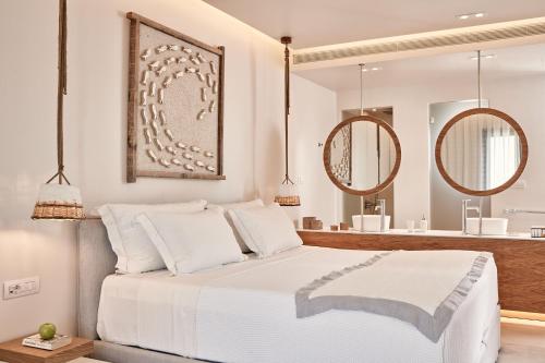Katil atau katil-katil dalam bilik di 18 Grapes Hotel