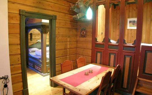 Postel nebo postele na pokoji v ubytování Sjumilskogen