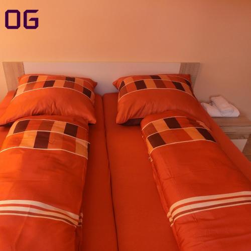 Posteľ alebo postele v izbe v ubytovaní Apartment am Golfplatz