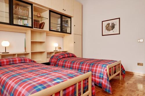 Postel nebo postele na pokoji v ubytování Villa Mira - pool - view - aircon