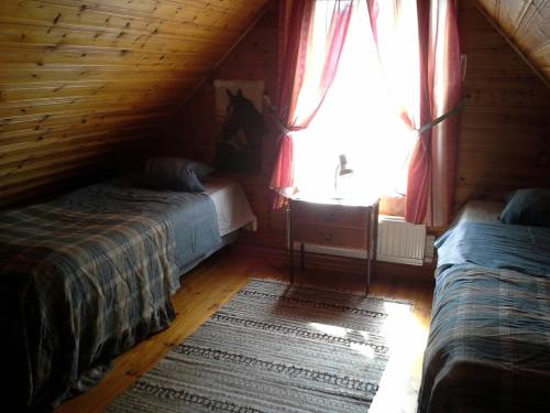 Posteľ alebo postele v izbe v ubytovaní Bond-Gården
