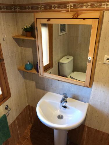 Koupelna v ubytování Casa Grasa