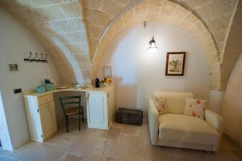 Η κουζίνα ή μικρή κουζίνα στο Masseria La Brunetta