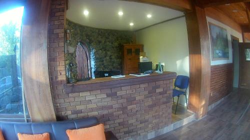
The lobby or reception area at Boye House
