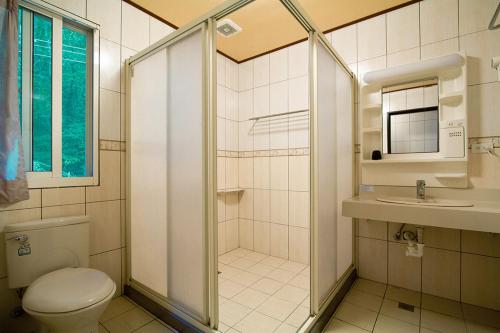 Koupelna v ubytování Rong Yuan Gu Homestay