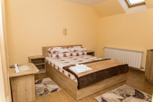 Postel nebo postele na pokoji v ubytování Casa Stefania