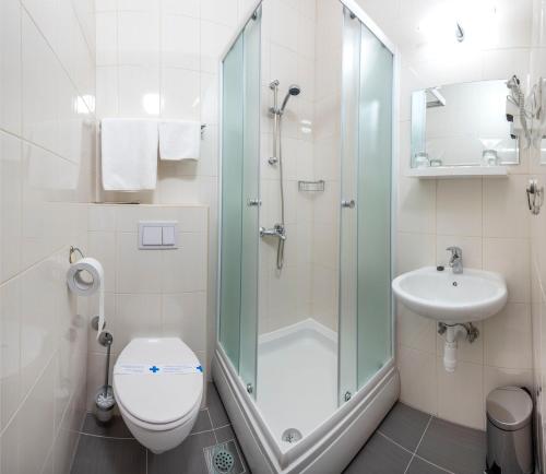 Koupelna v ubytování B&B Garestin
