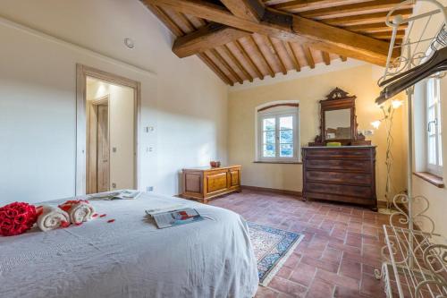 Posteľ alebo postele v izbe v ubytovaní Relais del Lago e Relais del Monte