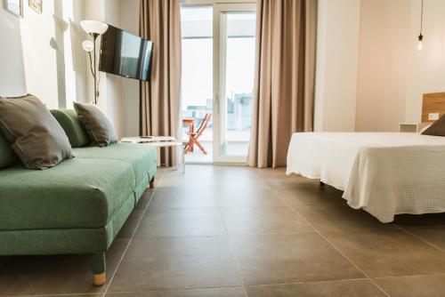 Cama o camas de una habitación en Apartamentos ZHR