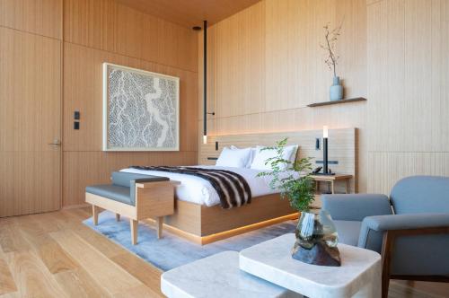 Ein Bett oder Betten in einem Zimmer der Unterkunft Skye Niseko