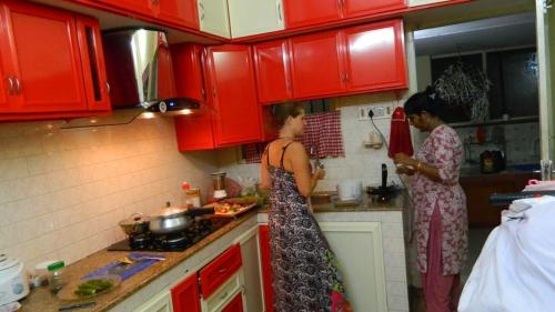 A kitchen or kitchenette at Maison Casero Home Stay