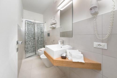 Koupelna v ubytování B&B Adduari