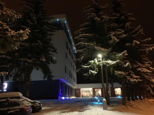 Parkhotel Carlsbad Inn v zimě