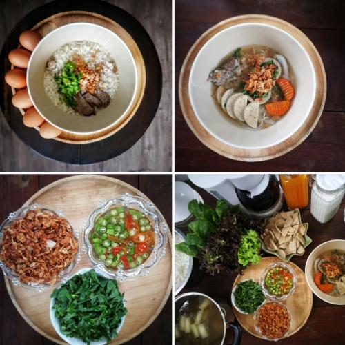Makanan di atau berdekatan rumah percutian